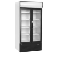 Tefcold Kétajtós bemutató hűtő – 524 L – reklámfelülettel