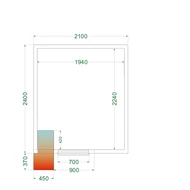 Tefcold Hűtőkamra – 8.87 m³