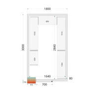 Tefcold Polcrendszer hűtő/fagyasztó/sokkoló kamrába