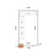 Tefcold Polcrendszer hűtő/fagyasztó/sokkoló kamrába