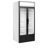 Tefcold Kétajtós bemutató hűtő – 535 L – reklámfelülettel