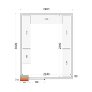 Tefcold Polcrendszer hűtő/fagyasztó/sokkoló kamrába