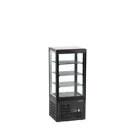 Tefcold Hűtött pultvitin – 78 L – fekete