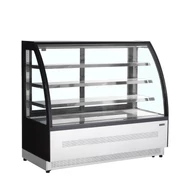 Tefcold Hűtött bemutatópult – 277 L – rozsdamentes (inox)