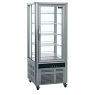 Tefcold Hűtött bemutató vitrin – 425 L – fehér