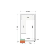 Tefcold Polcrendszer hűtő/fagyasztó/sokkoló kamrába