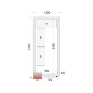 Tefcold Polcrendszer hűtő/fagyasztó/sokkoló kamrába