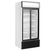 Tefcold Kétajtós bemutató hűtő – 462 L – reklámfelülettel