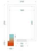 Tefcold Fagyasztókamra – 8.97 m³