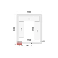 Tefcold Polcrendszer hűtő/fagyasztó/sokkoló kamrába