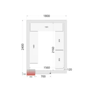 Tefcold Polcrendszer hűtő/fagyasztó/sokkoló kamrába