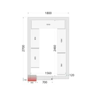 Tefcold CR Hűtőkamra panel 120 mm – 7.52 m³