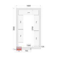 Tefcold Polcrendszer hűtő/fagyasztó/sokkoló kamrába