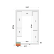 Tefcold Polcrendszer hűtő/fagyasztó/sokkoló kamrába