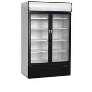 Tefcold Kétajtós bemutató hűtő – 645 L – reklámfelülettel