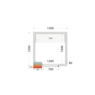 Tefcold Polcrendszer hűtő/fagyasztó/sokkoló kamrába
