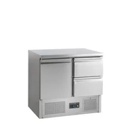 Tefcold Rozsdamentes Saladette pult – 230 L – 1 ajtós 2 fiókos