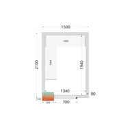 Tefcold Polcrendszer hűtő/fagyasztó/sokkoló kamrába