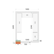 Tefcold Polcrendszer hűtő/fagyasztó/sokkoló kamrába