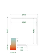Tefcold Hűtőkamra - 7.68 m³