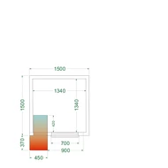 Tefcold Hűtőkamra – 3.66 m³