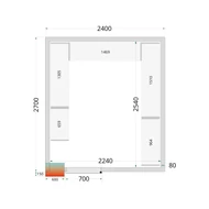 Tefcold Polcrendszer hűtő/fagyasztó/sokkoló kamrába