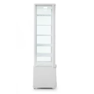 Bemutató vitrin 270L, Arktic, fehér, Fehér