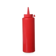 Adagoló flakon, 0,35L, Piros, ø55x(H)205mm