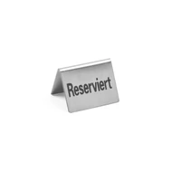 Foglalt Tábla - Reserviert- 4 db, 50x35x(H)40mm