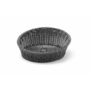 Süteményes kosár szögletes kerek - 310x120 mm - fekete