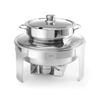 Leveses Chafing edény tükör fényezéssel - 10 l - 420x380 mm