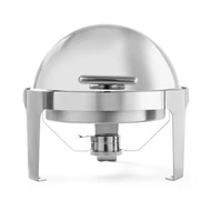 Chafing edény - kerek Rolltop fedővel - 5,6 literes