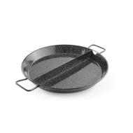 Zománcozott paella serpenyő rekeszekkel - o 43 cm