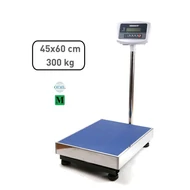 TCS-B hitelesített raktári mérleg 300 kg 45×60 cm