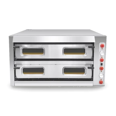 Pizzakemence sütő kétaknás 9+9-es Ferrara-Forni Prémium