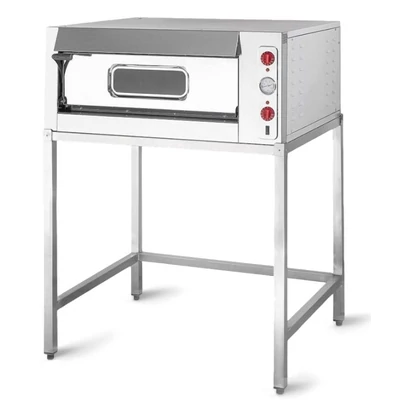 Pizzakemence sütő egyaknás 4-es körben teli samottos Ferrara-Forni Prémium