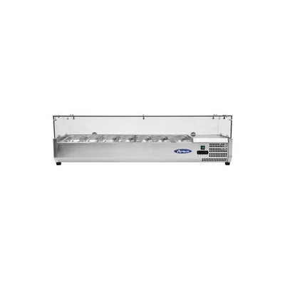 Feltéthűtő üveg felépítménnyel GN 1/4 VRX1600/330 Atosa