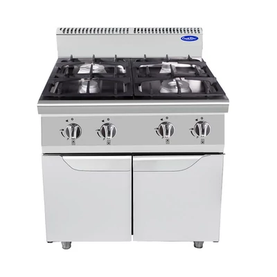 Prémium gáztűzhely tárolószekrénnyel 28 kW Cook Rite by Atosa