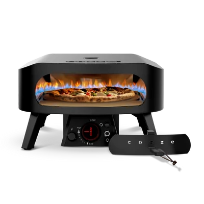 COZZE Gázüzemű Forgózsámolyos Pizzakemence O34 NÁPOLYI PIZZÁHOZ