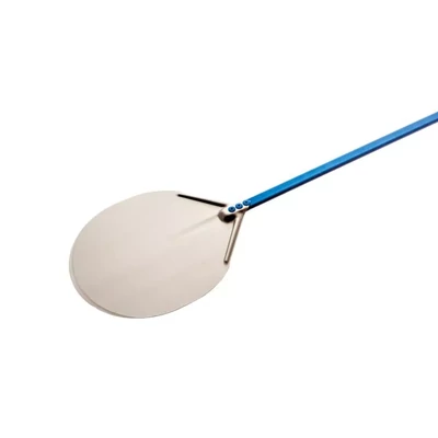 Anodizált, Alumínium, kerek pizzalapát 45 cm, 60 cm nyéllel