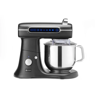 Hendi Blackbolt konyhai robotgép, bolygókeverő, 7 liter, fekete, 230V /1500W, 460x310x379mm