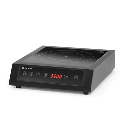 Indukciós főzőlap 3500 D XL, HENDI, Fekete, 220-240V/3500W, 355x400x(H)100mm