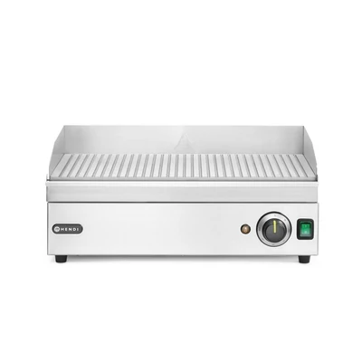 Rostlap bordázott, HENDI, Kitchen Termékcsalád, 220-240V/2400W, 527x404x(H)233mm