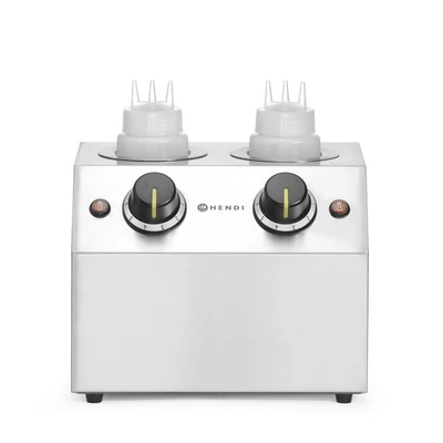 Dupla szószmelegítő, HENDI, 1,3L, 220-240V/400W, 270x223x(H)282mm