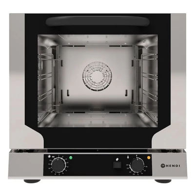 Kompakt konvekciós sütő párásítással, HENDI, 220-240V/3100W, 590x709x(H)589mm