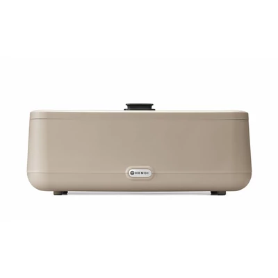 Chafing edény UNIQ, HENDI, designed by Robert Bronwasser, Bézs, 220-240V/700W, 607x402x(H)245mm