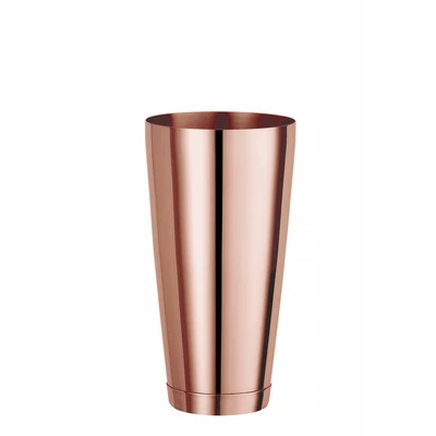 Boston shaker, BarUp, 0,8L, Rézvörös, ⌀90mm