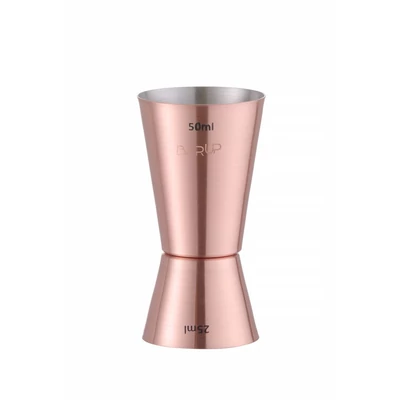 Jigger 25/50 ml, BarUp, Rézvörös, ⌀42x(H)86mm