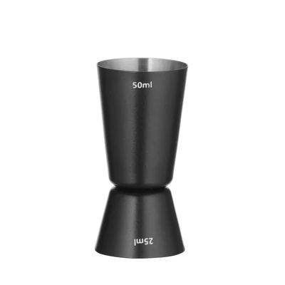 Jigger 25/50 ml, BarUp, Fekete, ⌀45x(H)86mm