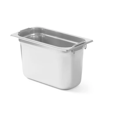 GN tartály visszahúzható fogantyúkkal, HENDI, Profi Line, GN 1/3, 3,9L, 325x176x(H)100mm